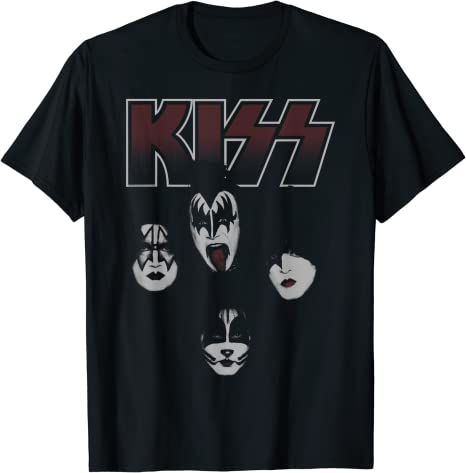 camiseta kiss rock