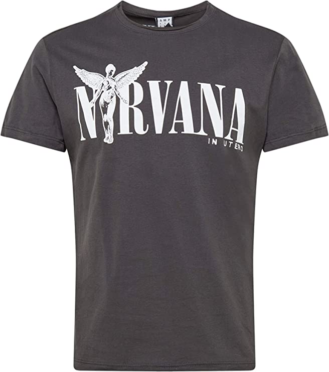 camiseta grupo rock nirvana
